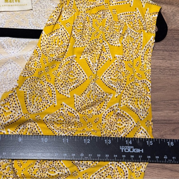 Maeve by Anthropologie Women’s XS Fete Floral Midi V-Neck Cap Sleeve Dress - Picture 7 of 7